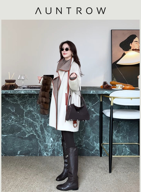 “巴黎鎏光”重磅BC欧洲渐变工艺×双面桑蚕丝羊毛呢 匠心手缝