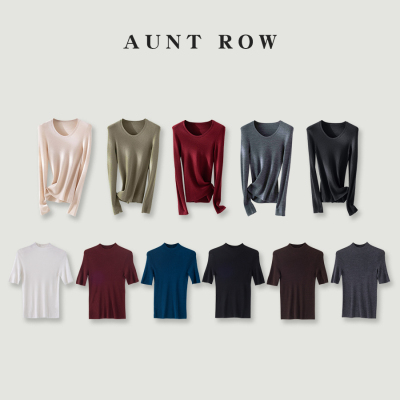 “净色无饰” 德国进口正品Brisbane120'S扬子纱 18针针织短袖