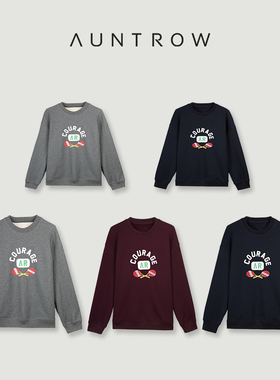 “ACE家庭” 桑蚕丝羽绒纱混纺 高密蓬感设计款休闲亲子装卫衣