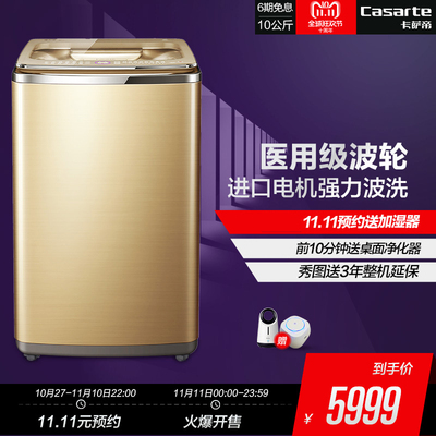 Casarte/卡萨帝 C801 100U1 10公斤大容量变频波轮家用洗衣机