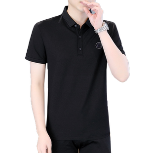 polo衫短袖男夏装男款t恤夏季纯棉男士商务上衣男装年轻爸爸衣服