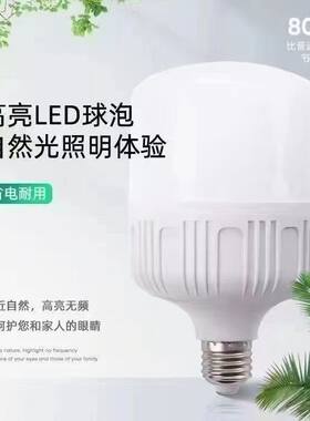 菲克压铸铝led球泡家用E27螺口螺旋节能灯白光无频闪大功率