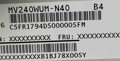 MV215FHM-N40 N50 N30 MV230FHM-N10 N20 MV238FHM-N10 N20