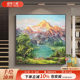 饰画客厅沙发背景大幅风景挂画 手绘油画玄关装 恒美 金山聚宝盆