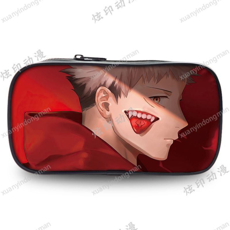 咒术回战笔袋小学生简约儿童铅笔袋卡通动漫大容量文具袋收纳袋