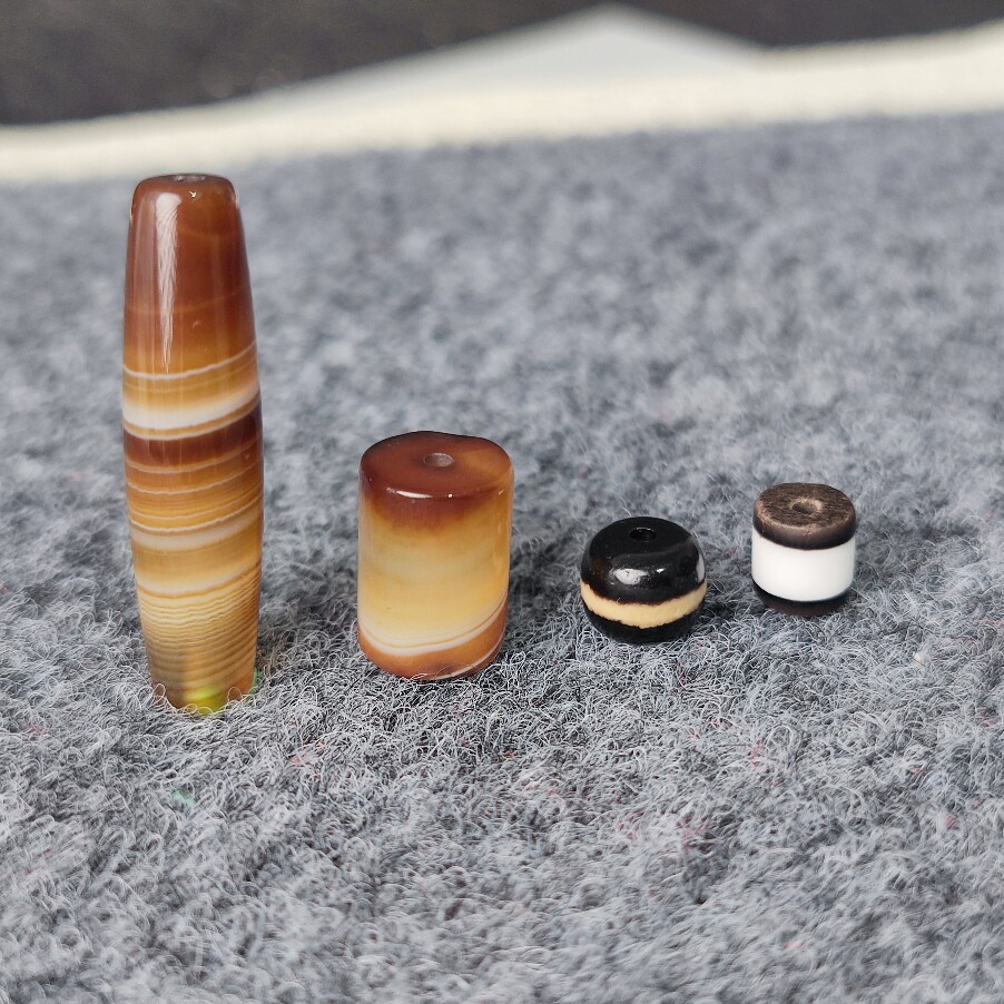 天然缠丝玛瑙剁珠直切桶珠一线玛瑙天珠diy手工编织手绳手串配饰