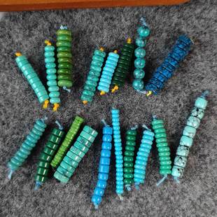 菱镁矿绿松石隔片垫片隔珠散珠手工diy手链文玩佛珠菱镁矿配饰
