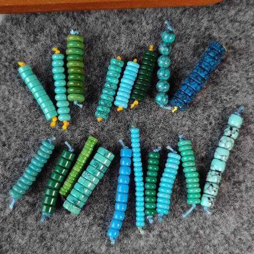 菱镁矿绿松石隔片垫片隔珠散珠手工diy手链文玩佛珠菱镁矿配饰