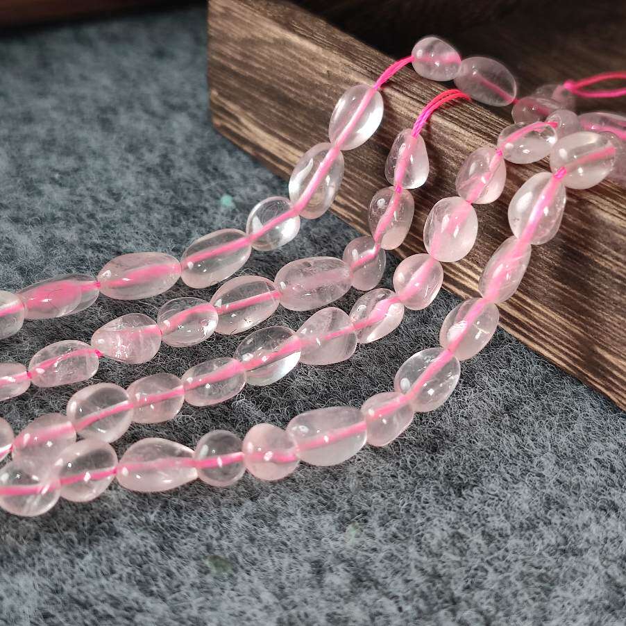 天然冰种芙蓉晶不规则碎石随行颗粒散珠半成品配珠diy手链配饰