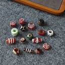 藏传西亚古珠玛瑙药师天珠高油包浆虎牙佛珠手串项链diy配件散珠