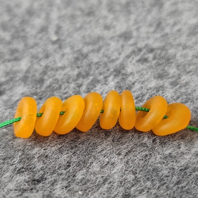 古法手工琉璃垫片隔片大孔道散珠diy手串项链手工编织饰品配饰