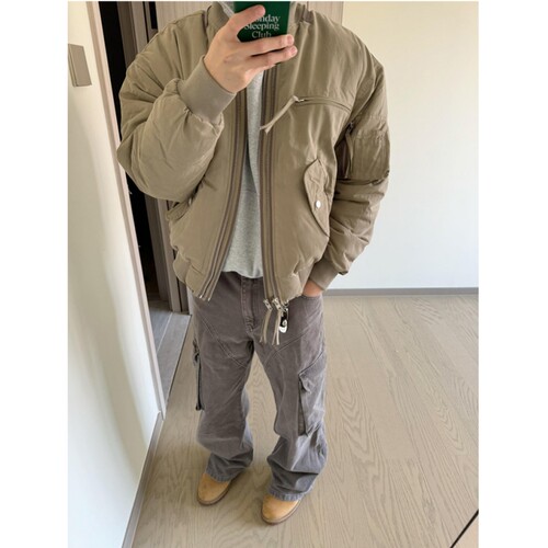 美式复古bomber棒球服