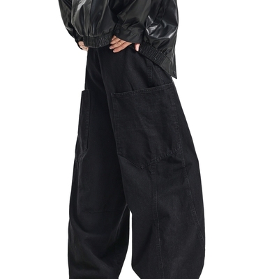 大口袋工装牛仔裤男款秋季