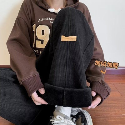 灯芯绒美式冬季休闲裤子男女