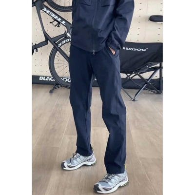 蓝色美式机能软壳冲锋裤男款