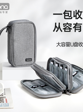 网银U盾收纳盒企业财务优盾收纳包U盘收纳袋出纳ukey网银收纳箱