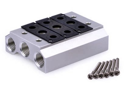 AirTac/亚德客7V系列用底座/盲板7V100M1F/2F/3F/4F/5F/6F....20F
