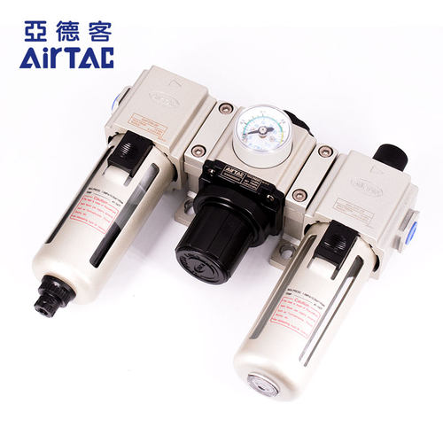 AirTac/亚德客气源处理元件金属杯三联件 GAC200/300/400/500/600