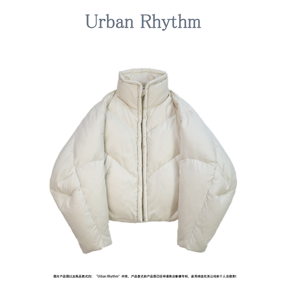 UrbanRhythm90白鸭绒短款立领面包服女加厚保暖宽松羽绒服外套,女装/女士精品,羽绒服,淘宝优惠券,粉丝福利购,淘宝优惠卷