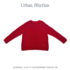 毛衫 UrbanRhythm慵懒时尚 正红色宽松女装 春节氛围感圆领套头毛衣