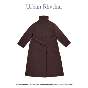 简约立领系腰带防风风衣式 时尚 鹅绒服三防面料 rhythm25新款 Urban