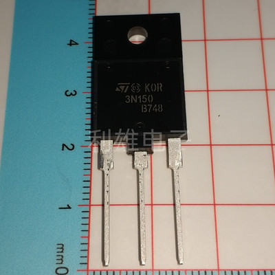 STFW3N150 丝印:3N150 N沟道场效应晶体管 IC芯片 直插 TO-247F