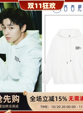 日本offcat翟子路同款潮牌字母印花卫衣男女连帽秋季宽松简约情侣