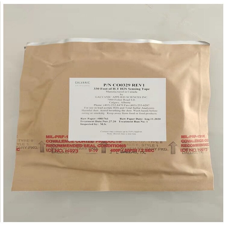 加拿大galvanic  co0329醋酸铅纸带 5%醋酸溶液