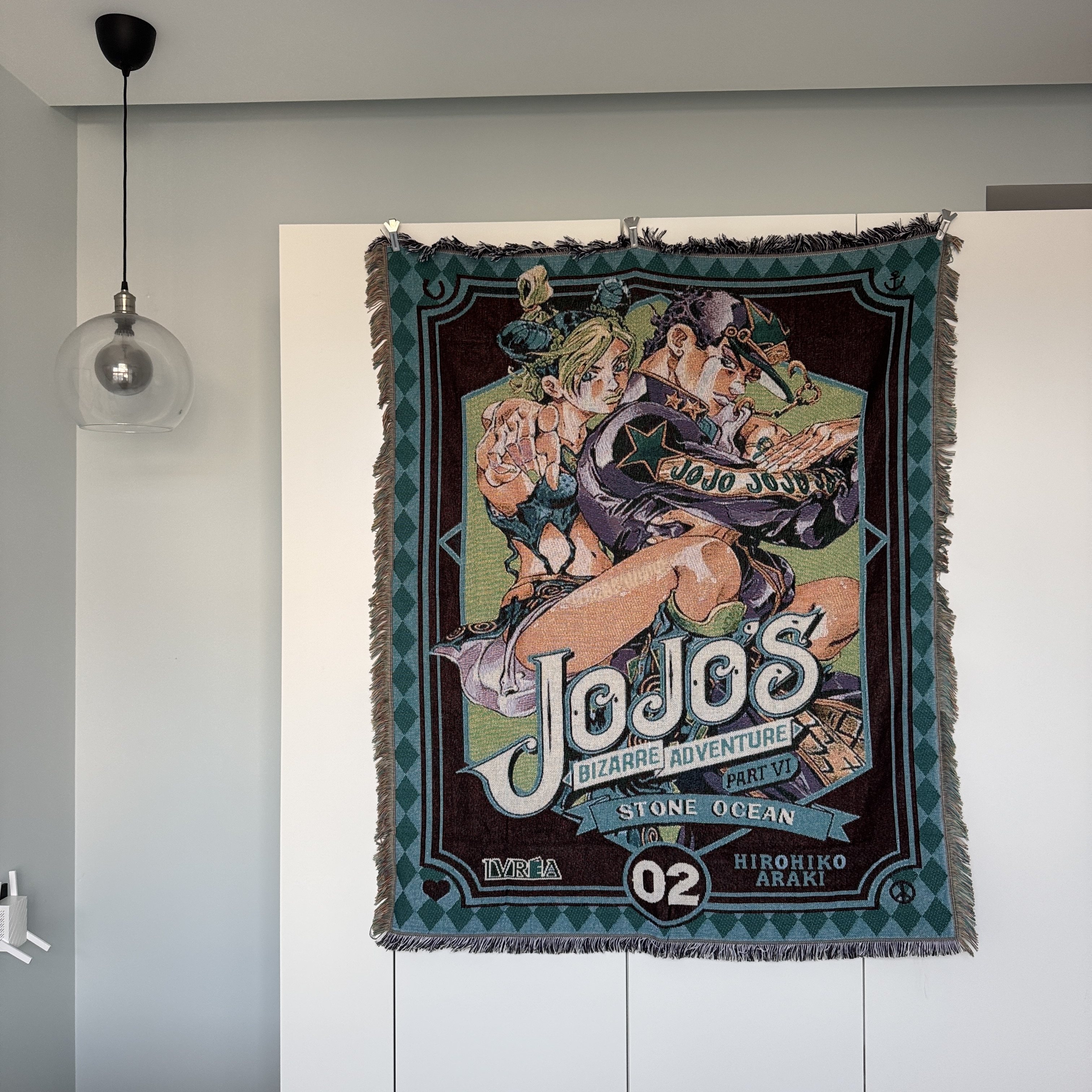 复古周刊少年JOJO的奇妙冒险日系挂毯宿舍装饰挂毯桌搭