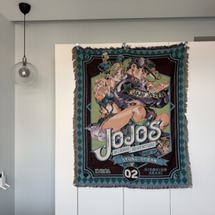 复古周刊少年JOJO 饰挂毯桌搭 奇妙冒险日系挂毯宿舍装