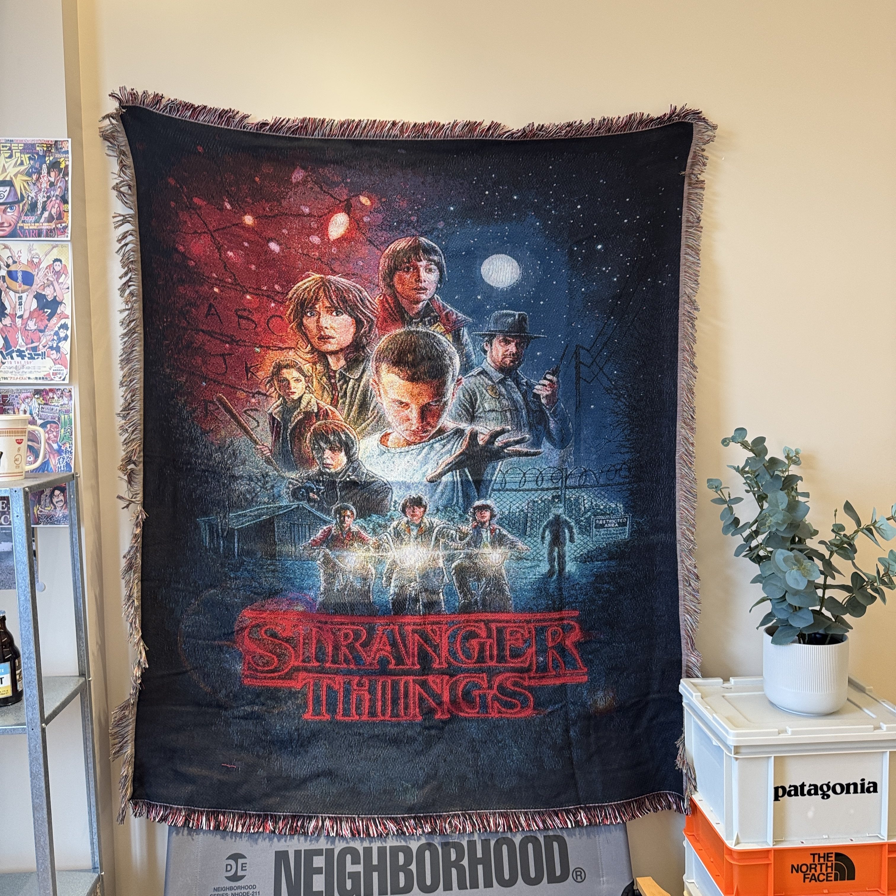 美剧系列 怪奇物语  stranger things沙发毯挂毯地毯