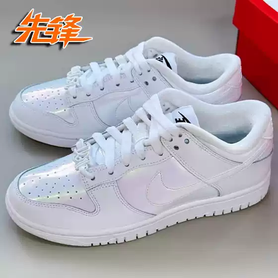 Pioneer Sports Nike Dunk Low Milky White Pearlescent Laser Low-Top Sneakers White Shoes Fd8683-100