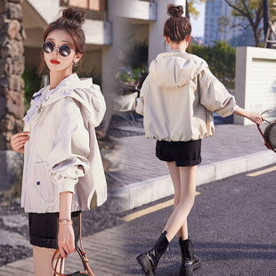 2025早春秋新款风衣女气质宽松减龄短款小个子外套洋气流行高级感