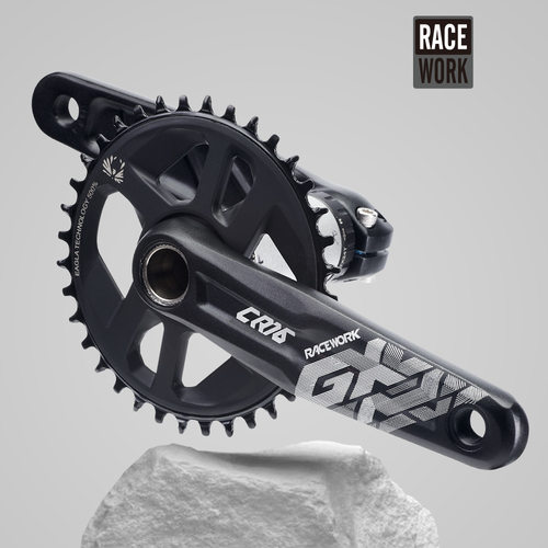 捷安特适配RACEWORK GX 山地车牙盘170mm 36T 自行车曲柄中空一体