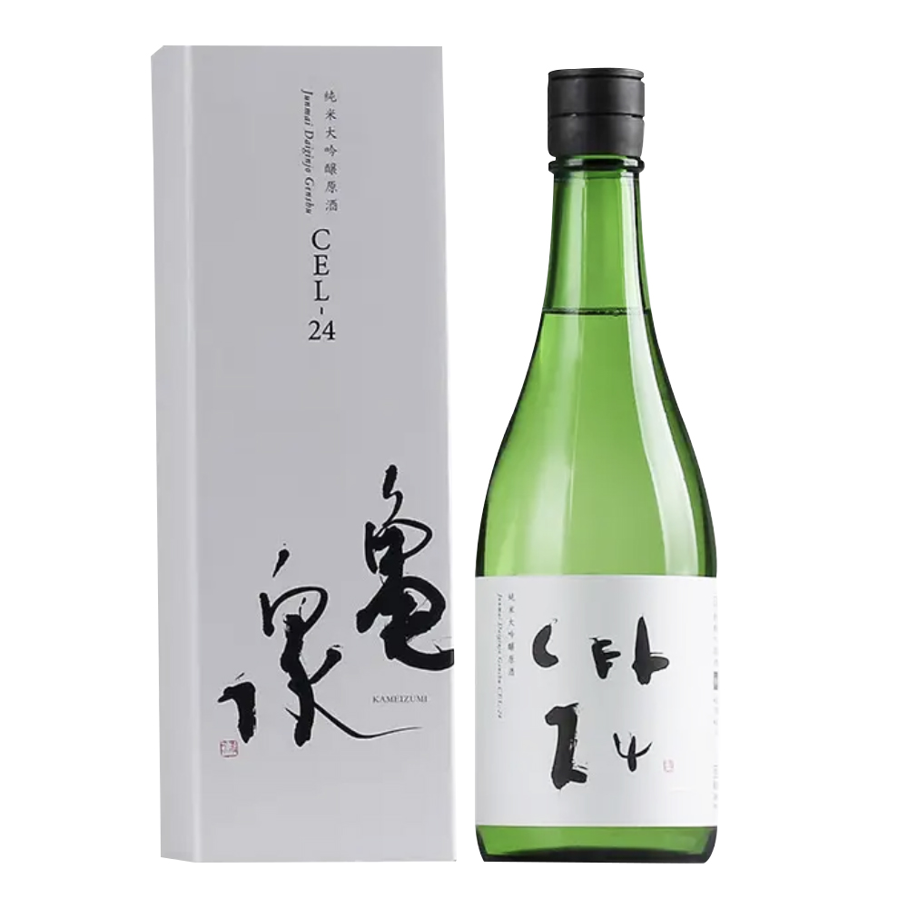 龟泉手写款清酒日本进口生原酒纯米大吟酿CEL-24酵母原装原瓶米酒