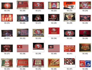 49ers Flag亚马逊WISH Francisco 外贸货源旧金山49人队San EBAY