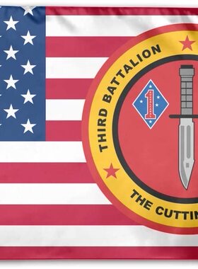 外贸货源3rd Battalion, 7th Marines Yard Flag亚马逊WISH EBAY