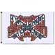Man 3x5 Skynyrd Lynyrd Rebel Flag banner rock White southern