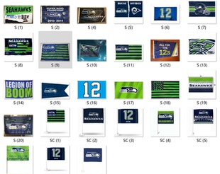外贸货源西雅图海鹰旗帜Seattle Seahawks Flag亚马逊WISH EBAY