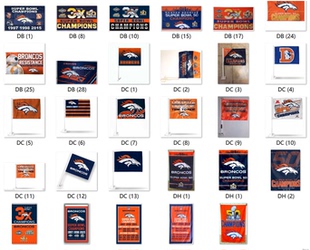 丹佛野马旗帜NFL Denver Broncos super bowl champions Flag