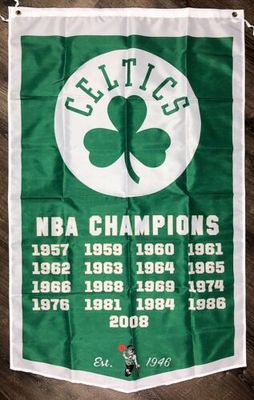 外贸货源凯尔特人队NBA Bston Celtics Flag亚马逊WISH EBAY