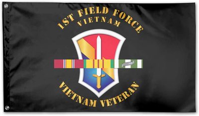 1st Field Force Vietnam Veteran SVC Ribbons Family Flag