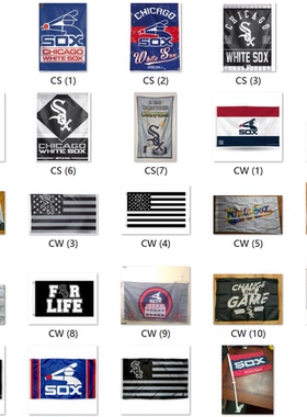 外贸货源芝加哥白袜MLB Chicago White Sox Flag亚马逊WISH EBAY