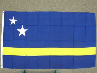 外贸货源库拉索岛的旗帜CURACAO FLAG亚马逊WISH EBAY热卖