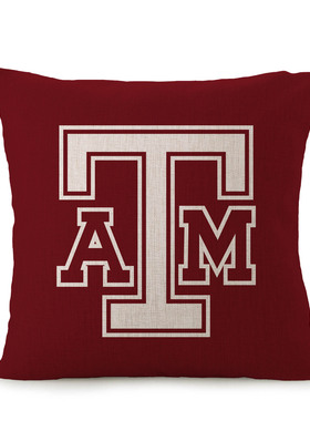 美国德克萨斯州抱枕纪念品NCAA Texas A&M Aggies pillowcase