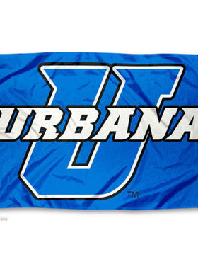 外贸厄巴纳蓝色骑士 Urbana Blue Knights  Flag亚马逊WISH EBAY