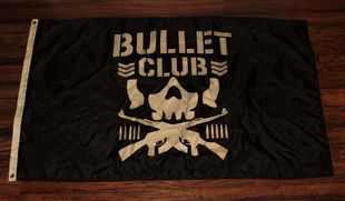 外贸货子弹俱乐部旗Bullet Club Flag Black Flag亚马逊WISH EBAY