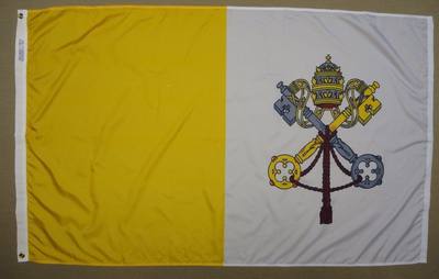 外贸货源户外旗帜Papal Vatican Catholic FLAG亚马逊 WISH EBAY