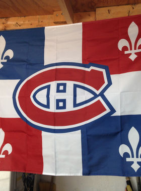 外贸冰球加拿大人队旗帜车旗系列Montreal Canadiens Car Flag