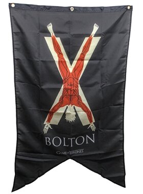 外贸权力的游戏旗帜Game Of Thrones Bolton Banner Fabric Flag